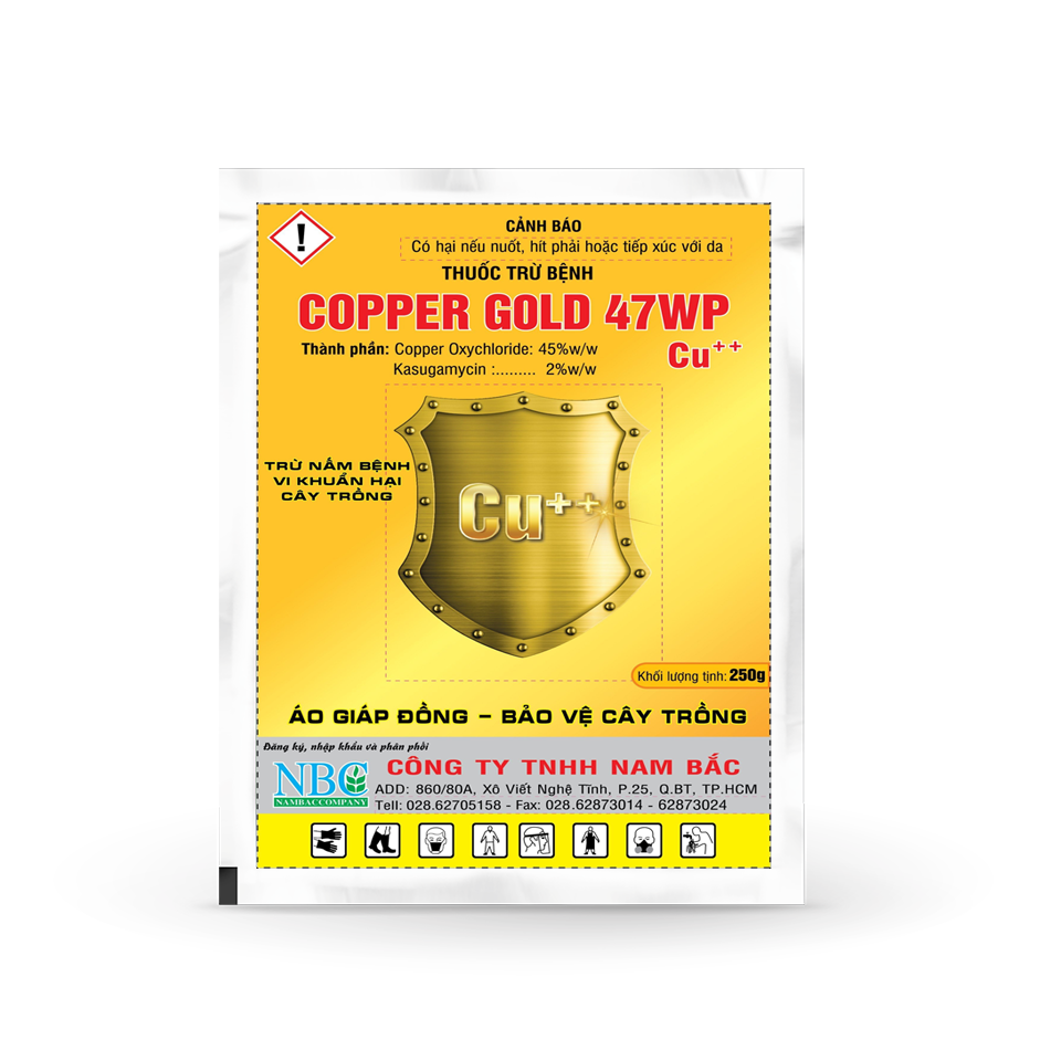 COPPER GOLD 47WP (Cu ++)